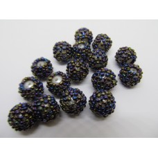 Seedbead Covered Beads